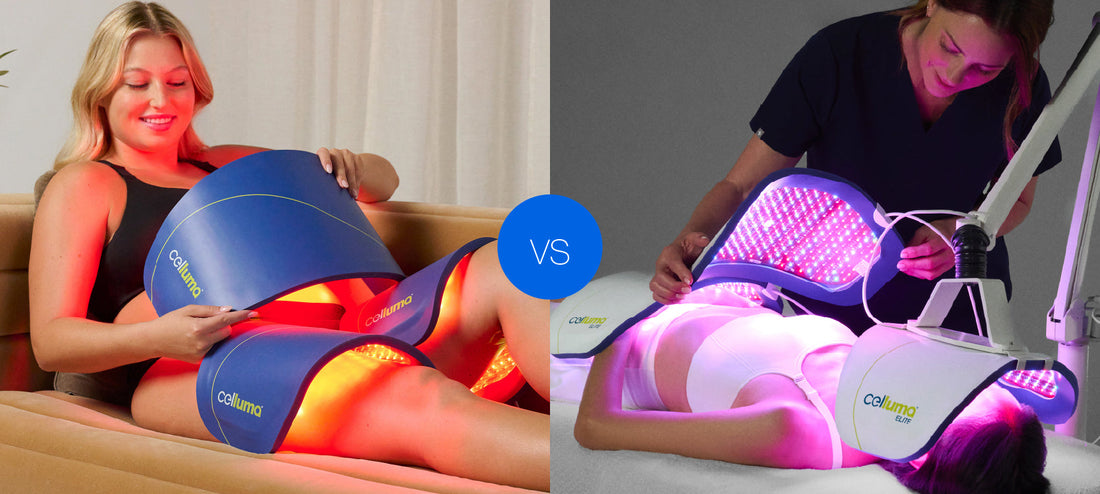 LED Light Therapy at Home vs In the Clinic